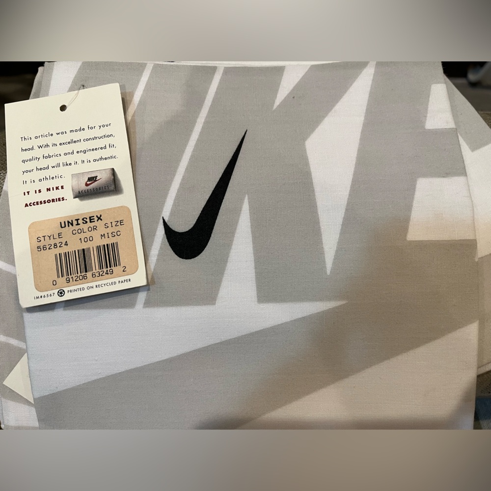 Nike White and Black Logo